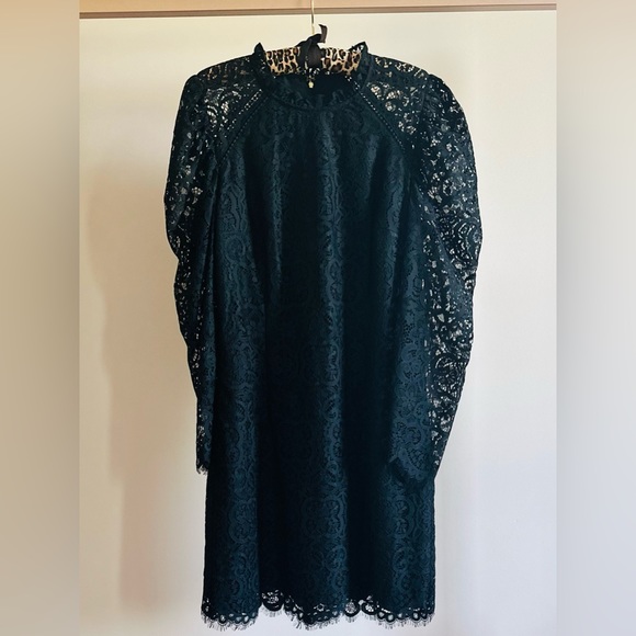 Lilly Pulitzer Averi Lace Dress in Onyx Two Tone Carnival Lace - Size 12 - Picture 5 of 12